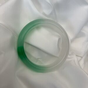 // 54.7mm Natural Jade Bangle - New/Unworn